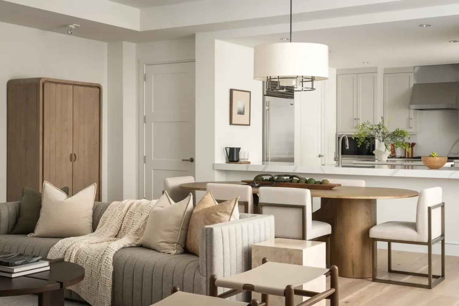 Four Seasons Residences 1109 — Living & Dining — before