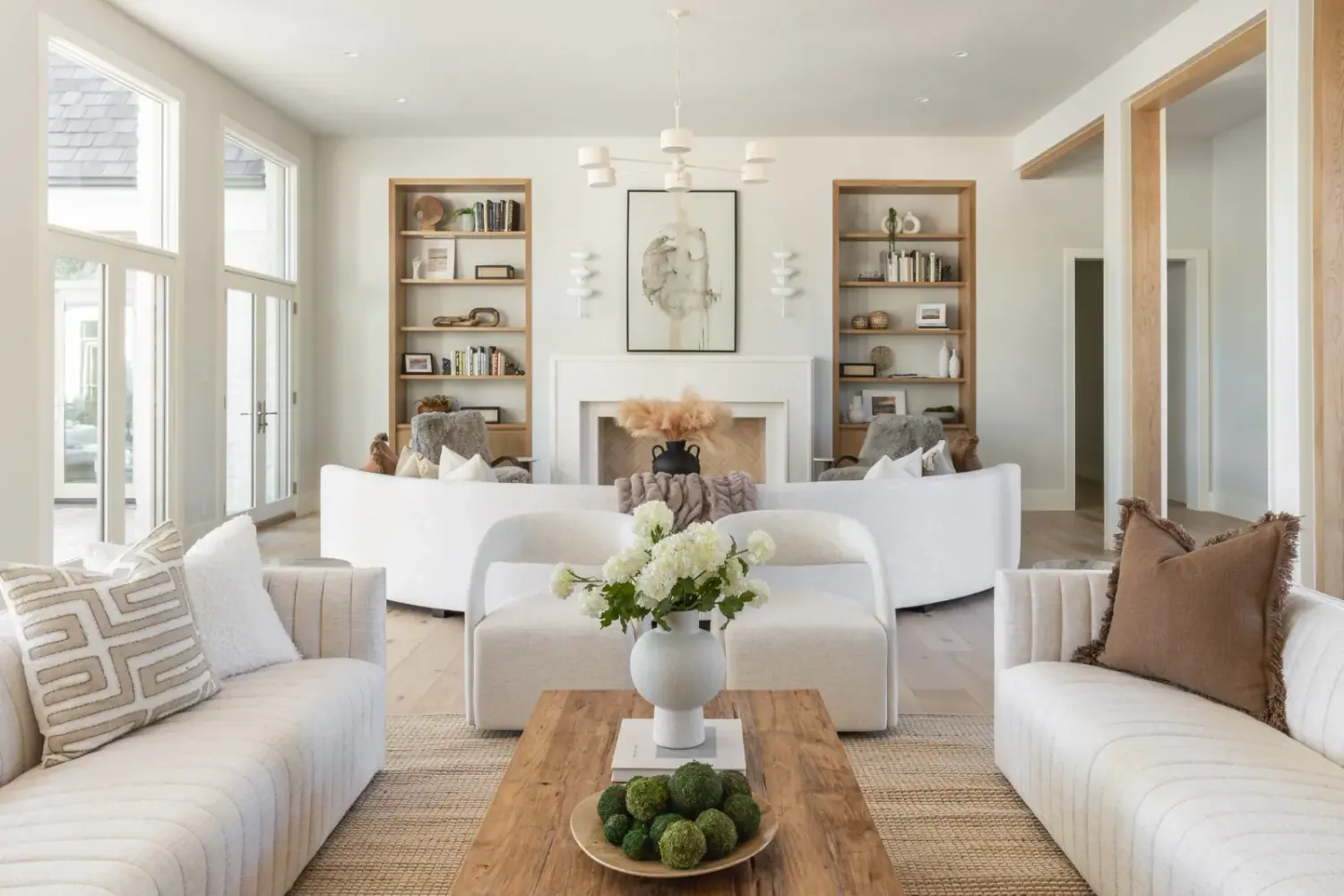 Inside the studio — a considered, material-rich interior